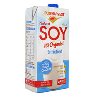 Organic Natures Soy Milk - Calcium Enriched 1L
